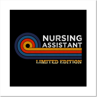 Funny Vintage Nursing Assistant Design Nurse Gift Ideas Humor Posters and Art